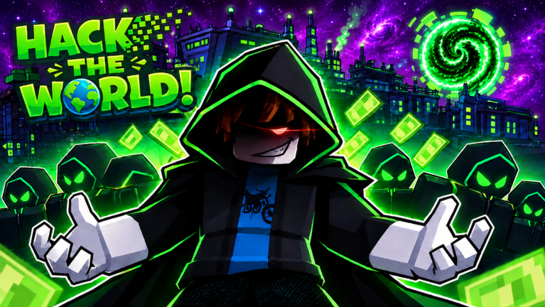 Official Hack the World space-themed game artwork